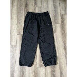 Nike Dri-Fit Black Athletic Ankle Drawstring Track Pants Mens Size XL